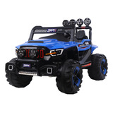 Carro Elétrico Super Cross 4x4 12v Azul Jipe Off Road Zippy