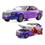 Carro Metal Em Miniatura Conversível Rolls-royce Dawn
