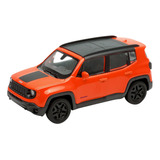 Carro Miniatura 2016 Jeep Renegade Trailhawk Escala 1:34