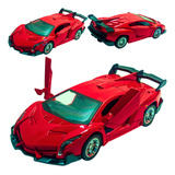 Carro Miniatura Lamborghini Carrinho Ferro Coleção Fricção