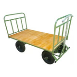Carro Plataforma 2 Abas Capacidade De Carga 800kg Reforçado