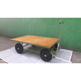 Carro Plataforma 5ª Roda Assoalho Madeira Carga 1000kg