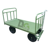 Carro Plataforma Chapa De Aço 1500mmx800mm 02 Abas 800kg