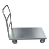 Carro Plataforma Em Chapa Aço Zincado Carga 500kg