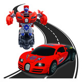 Carro Transformers Robot Bate Volta Som