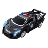 Carro Transformers Vira Robô De Polícia C/luz/som/novo/cx