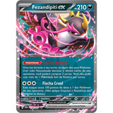 Carta Pokémon - Fezandipiti Ex 38/64 - Fábulas Nebulosas - C