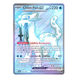 Carta Pokémon Chien-pao Ex Full Art Evoluções Em Paldea