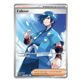 Carta Pokémon Falkner Full Art Evoluções Em Paldea