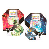Carta Pokémon Kit 2 Latas Combatentes