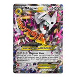 Carta Pokémon Mega Aggron Ex Original Copag