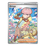 Carta Pokémon Ortega Full Art Obsidiana Em Chamas