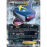 Carta Pokémon Sharpedo Ex Original Copag 