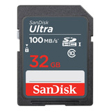 Cartão 32gb 100mb/s Sandisk Ultra Sdhc