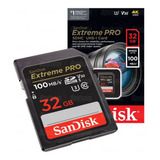 Cartão 32gb 100mbs Sandisk Extreme Pro