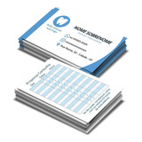 Cartão Agendamento De Consulta Dentista (1000 Und) Modelo 14