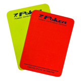 Cartão Arbitro Juiz Futebol Campo Poker Vermelho Amarelo Ofc