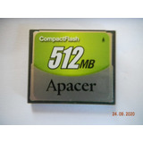 Cartão Compact Flash, 512mb, Apacer,