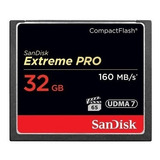 Cartão Compact Flash Cf 32gb Sandisk