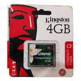 Cartão Compact Flash Kingston 4gb