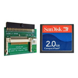 Cartão Compact Flash Sandisk Cf 2gb