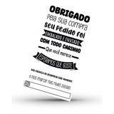 Cartão De Agradecimento Ao Cliente Black Instagram - 100un