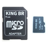 Cartão De Memória 128gb Micro Kingbr