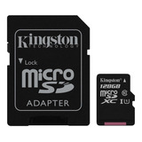 Cartão De Memória 128gb Micro Sd Select Plus 100mbs Kingston