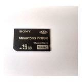 Cartão De Memória 16gb Memory Stick Pro Duo Para Psp