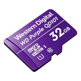 Cartão De Memória 32gb Micro Sd Wd Purple P/ Cftv Segurança