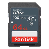 Cartão De Memória 64gb Sdhc Ultra 100mbs Original Sandisk