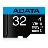 Cartão De Memória Adata Ausdh32guicl10a1-ra1  Premier Com Adaptador Sd 32gb