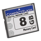 Cartão De Memória Compact Flash Profissional De 8 Gb (branco