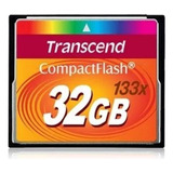 Cartão De Memória Compactflash 133x Transcend