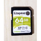 Cartão De Memória Kingston Sdcs2sp Canvas Select Plus 64gb