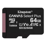 Cartão De Memória Kingston Sdcs2sp Canvas Select Plus 64gb
