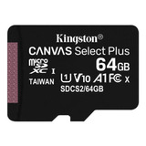 Cartão De Memória Kingston Sdcs2sp  Canvas Select Plus 64gb