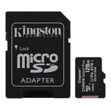 Cartão De Memória Kingston Sdcs2sp Canvas Select Plus Com Adaptador Sd 128gb