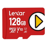 Cartão De Memória Lexar Play 128gb Tfplay Original+adaptador