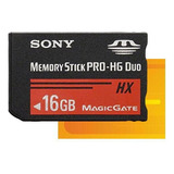 Cartão De Memória Memory Stick Pro Duo 16gb / Câmera Sony