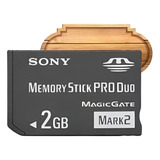 Cartão De Memória Memory Stick Pro Duo 2gb // Sony Dsc-hx1