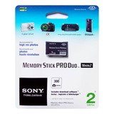 Cartão De Memória Memory Stick Pro Duo 2gb / Câmera Sony