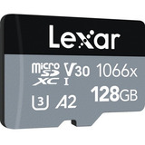 Cartão De Memória Micro Sd Lexar 1066x 128gb 4k 160mb/s