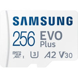 Cartão De Memória Micro Sd Samsung Evo Plus 256gb Classe 10
