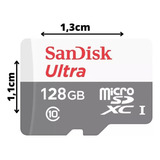 Cartão De Memória Micro Sd Sandisk Ultra 128gb Ultra