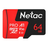 Cartão De Memória Netac P500 Pro 64gb