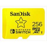Cartão De Memória Nintendo Switch 256gb