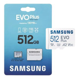 Cartão De Memória Samsung Evo Plus 512gb 130mbs Original Nfe
