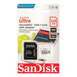 Cartão De Memória Sandisk 128gb Microsdxc