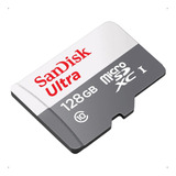 Cartão De Memória Sandisk 128gb Ultra Adaptador Sd Lacrado